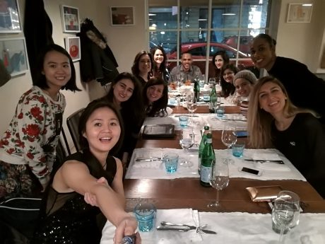 Ladies Night Out in Milan during our lectures at SDA Bocconi in February