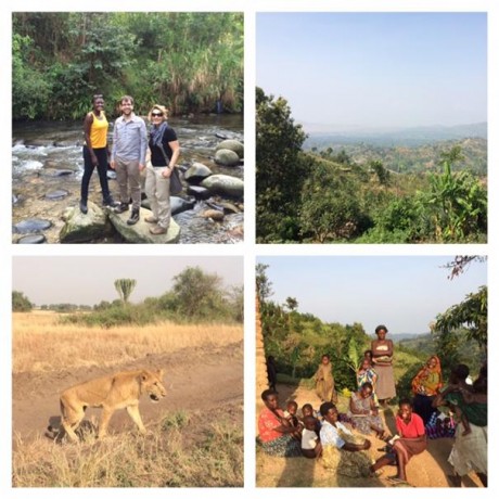 Silvia Kreibiehl and Michael Eschmann visit the Lubilia site in Uganda in February 2015